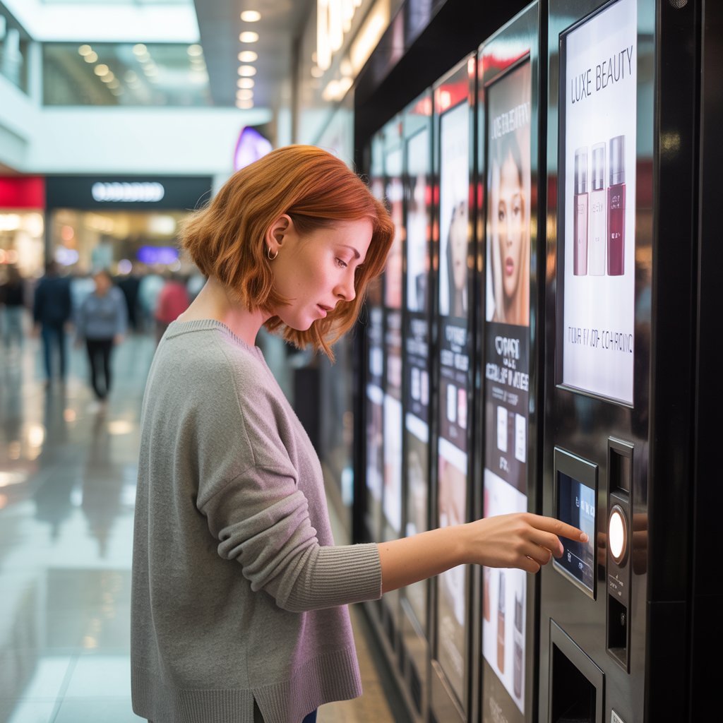 Kosmetomat automat z kosmetykami Szczecin szybkie zakupy w cenach online